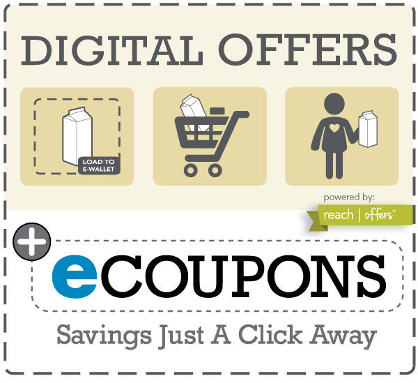 Digital offers ecoupons Hugo's Family Marketplace