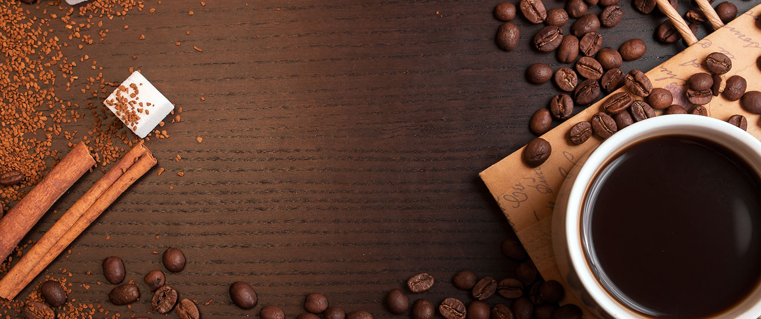 coffee beans and coffee cup