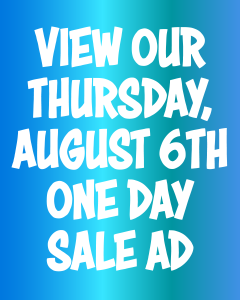 ONE DAY SALE FOR WEB